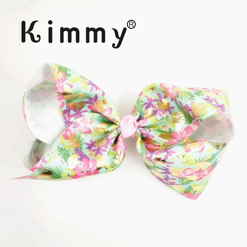 

35pcs Pineapple Flamingo Hair Bow Large Exlarge Hairbow Pineapple Bow Glitter Hairbow Watermelon Hair Bow Big Bows