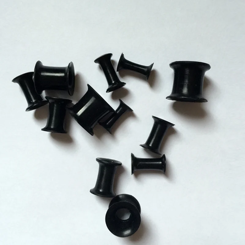 

Black 12pcs Ear Stretching Plugs Ear Plug Stretching Kit Ear Expanders New TK-ing