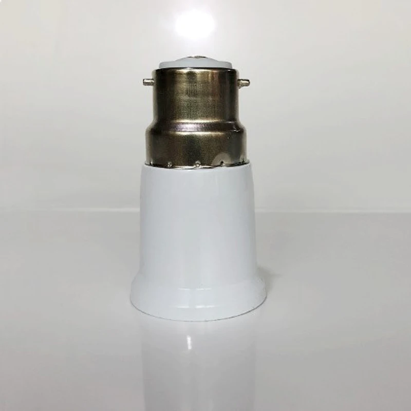 B22 to E27 Adapter Converter Bulb Extender LED Lamp Holder Edison Screw Bayonet Fitting Screw Sockets