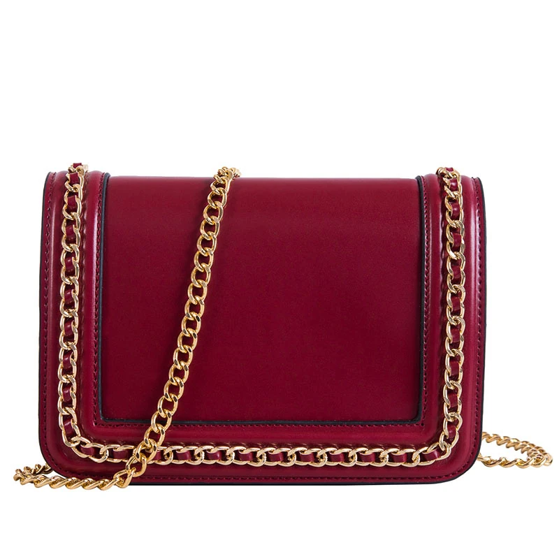 

2019 Newest Women PU Leather Shoulder Bags High Quality Fashion Chain Strap Crossbody Bag Famous Brand LadiesCover Messenger Bag