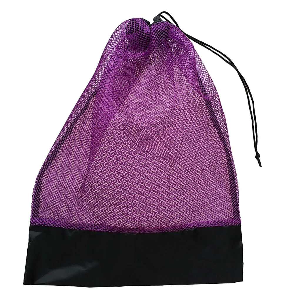 Drawstring Mesh Storage Gear Bag for Scuba Diving Snorkeling Swimming Water Sports Snorkeling Spearfishing Freediving
