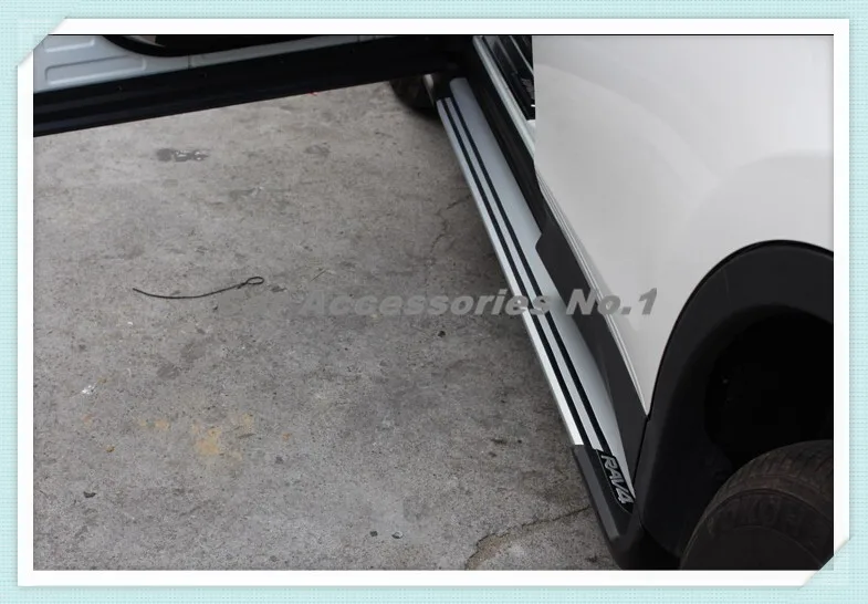 Автомобиль Алюминий сплав подножку Подножка Nerf бар педаль для Toyota RAV4