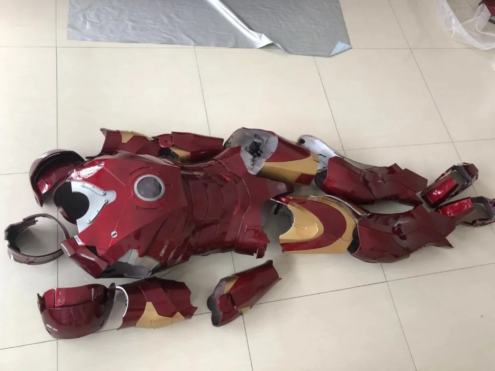 Железный человек костюм MK3 для косплея Железного человека Костюм Пожарника к измерениям