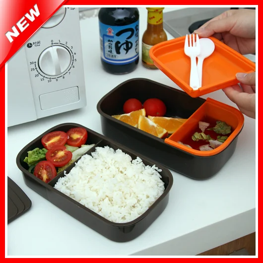 3 Layers Microwave Sushi BentoFood Box For Kids Food Container Food Tableware Bento Box