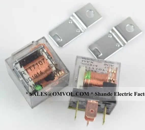 4pcs Max 90A heavy duty double contacts,5 pins silver contacts auto