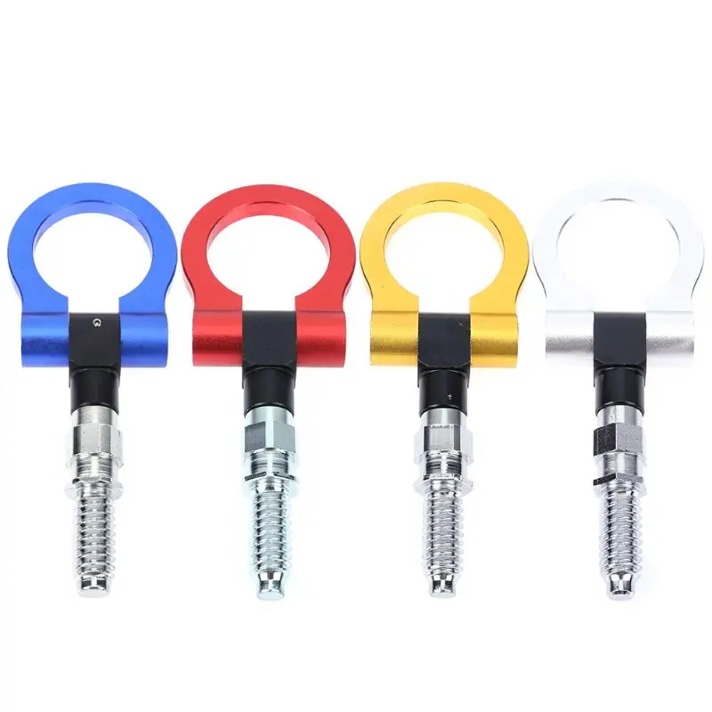 

Car Front Bumper Screw-on Tow Hook Aluminum 16mm Tow Hook Front Rear Racing Towing Hook Styles for European Cars