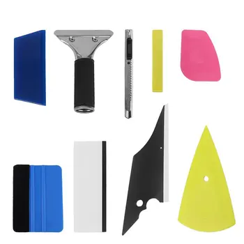 

Professional 8 in 1 Squeegee Car Window Tinting Auto Film Install Wrapping Applicator Tools Scratch-less For Cars