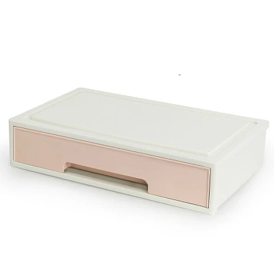 Комбинируемый DIY органайзер для ящика стола, настольная коробка для хранения косметики, органайзер для макияжа, канцелярский чехол для ювелирных изделий, 1 шт - Цвет: 1