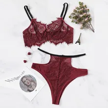 Женское нижнее белье, корсет, кружева, на косточках, пикантная муслиновая одежда для сна, нижнее белье, топы+ трусы