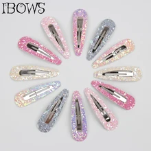 5/6/7/10/12 pçs/set Brilho Grampos de Cabelo Definido Para Meninas Doce Cor de Encaixe de Prata presilhas de Mini Bonito Grampos de cabelo Crianças Acessórios Para o Cabelo