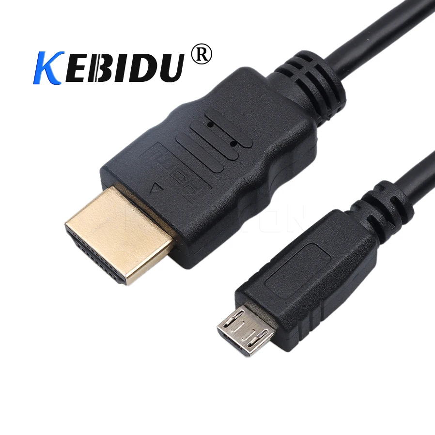 

Kebidu 1.5m Universal Micro USB To HDMI Cable 1080P HDTV Adapter Wholesale For Samsung Galaxy Note 3 S2 For HTC