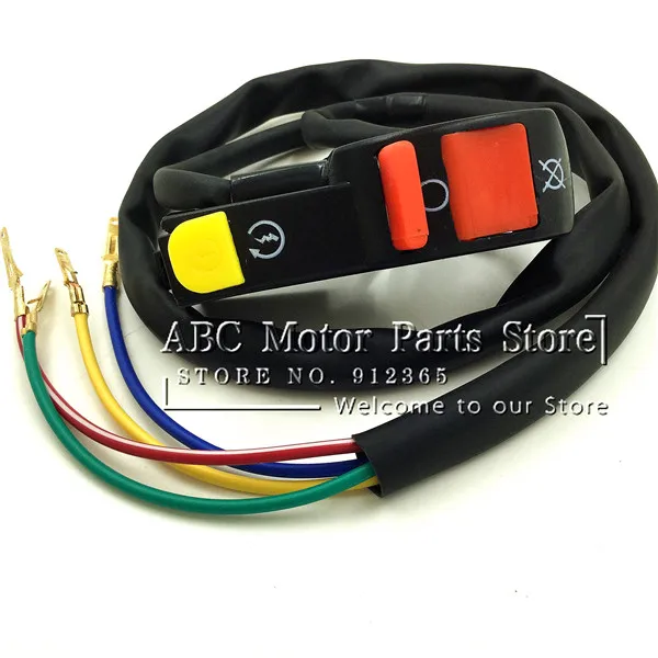 Kill Start Switch for dirt bike /pit bike start switch for Ignition