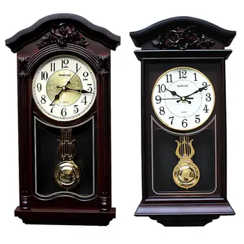 

Europe antique wall clocks for living room 50cm high vintage wall watches clocks wall home decor farmhouse decor shabby chic