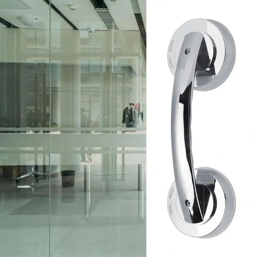 Safety Handle Bathtub Rail Shower Grip Bar w/ Suction Cup Bathroom Kitchen Glass Door Anti-slip Handrail Bathroom Accessories Safety Handle Bathtub Rail Shower Grip Bar w/ Suction Cup Bathroom Kitchen Glass Door Anti-slip Handrail Bathroom Accessories