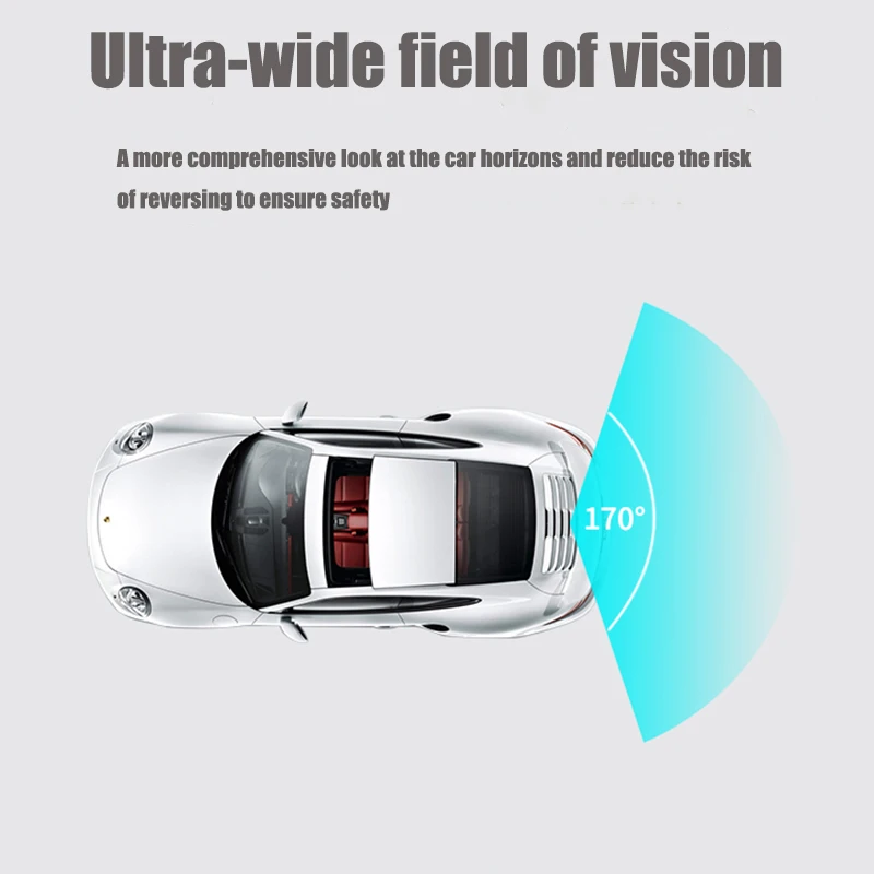 LiandLee Car Trunk Handle Rear View Reversing Parking Camera For Audi A4 A4L B8 8K 2008~2016 (5)