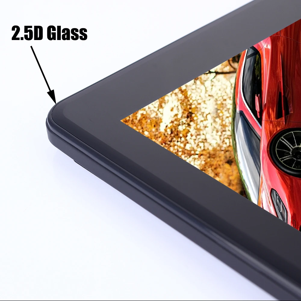 Супер закаленное 2.5D стекло 10 дюймов 3G 4G планшет Android 9,0, четыре ядра, 6 ГБ ОЗУ, 64 Гб ПЗУ, 8 ядер, 1280*800, ips экран, планшеты 10,1