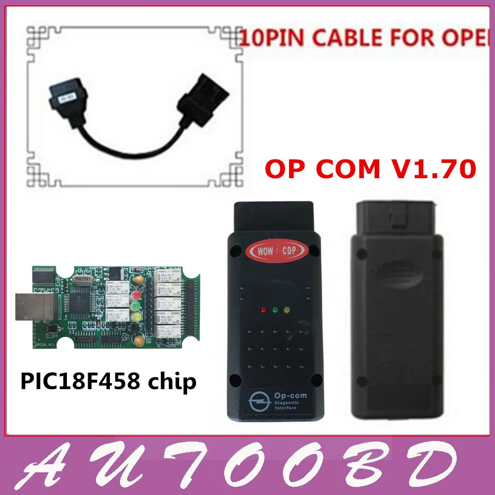 Prix pour Dernière version du logiciel OP COM V1.70 avec PIC18F458 puce De Diagnostic Interface op-com opcom avec opel 10 broches mâle à femelle obd câble Prix pour Dernière version du logiciel OP COM V1.70 avec PIC18F458 puce De Diagnostic Interface op-com opcom avec opel 10 broches mâle à femelle obd câble