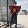 Veste automne et hiver, style punk brodé dragon bomber pour femme, uniforme de baseball, ample, vêtements de rue, style bf, hauts à la mode ► Photo 1/6