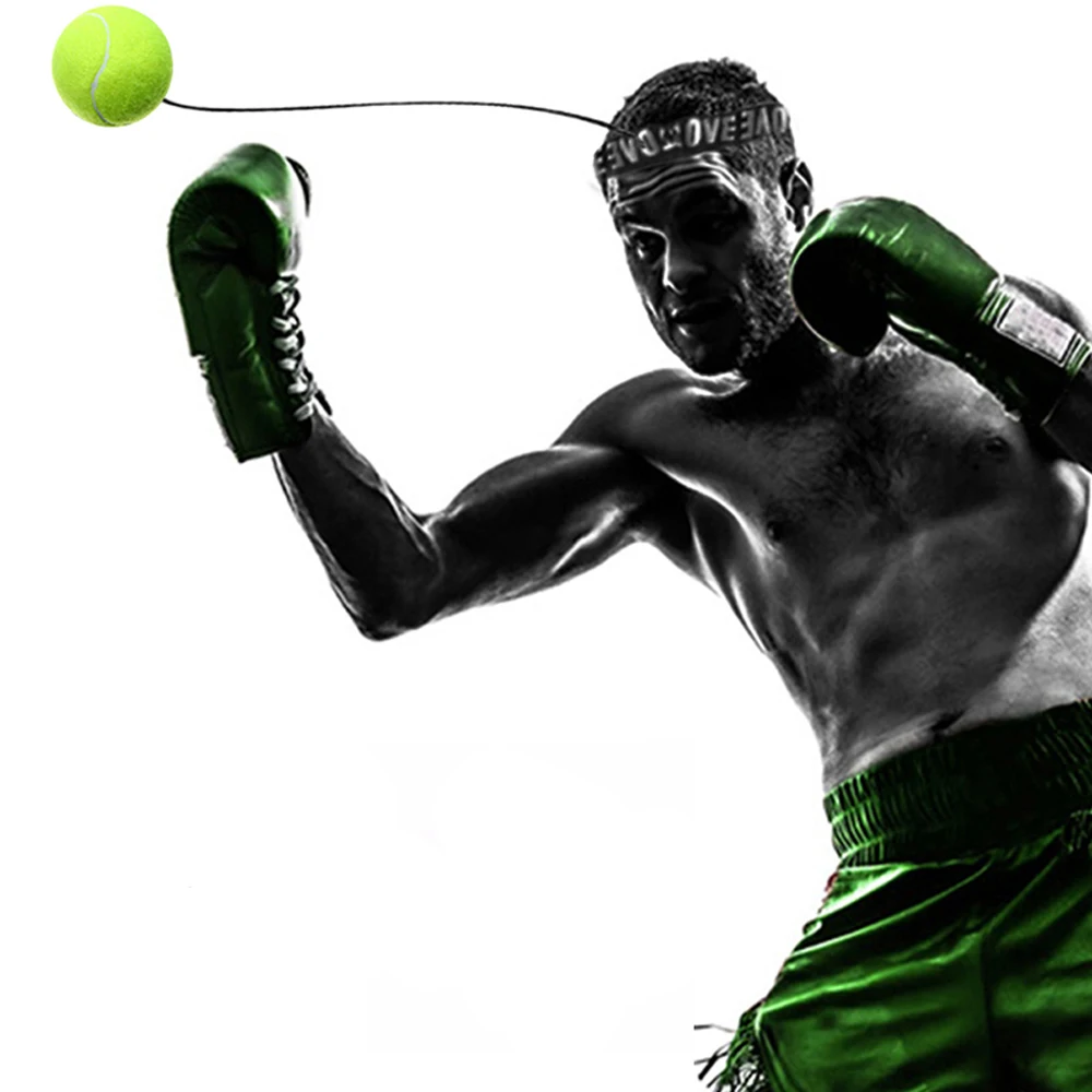 

Boxing Reflex Speed Punch Ball MMA Sanda Boxer Raising Reaction Force Hand Eye Training Set Stress Boxing Muay Thai Exercise