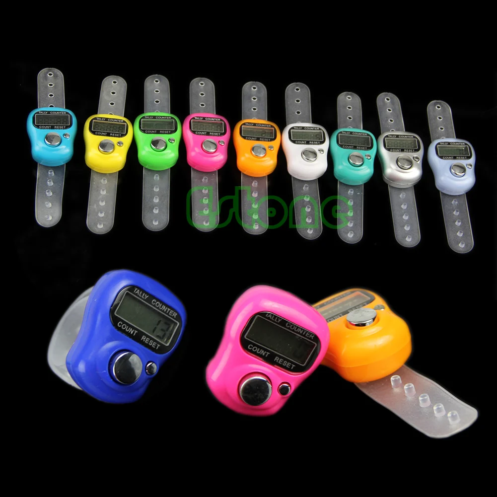 

portable Hot Stitch Marker and Row Counter LCD Electronic Digit Tally Counter