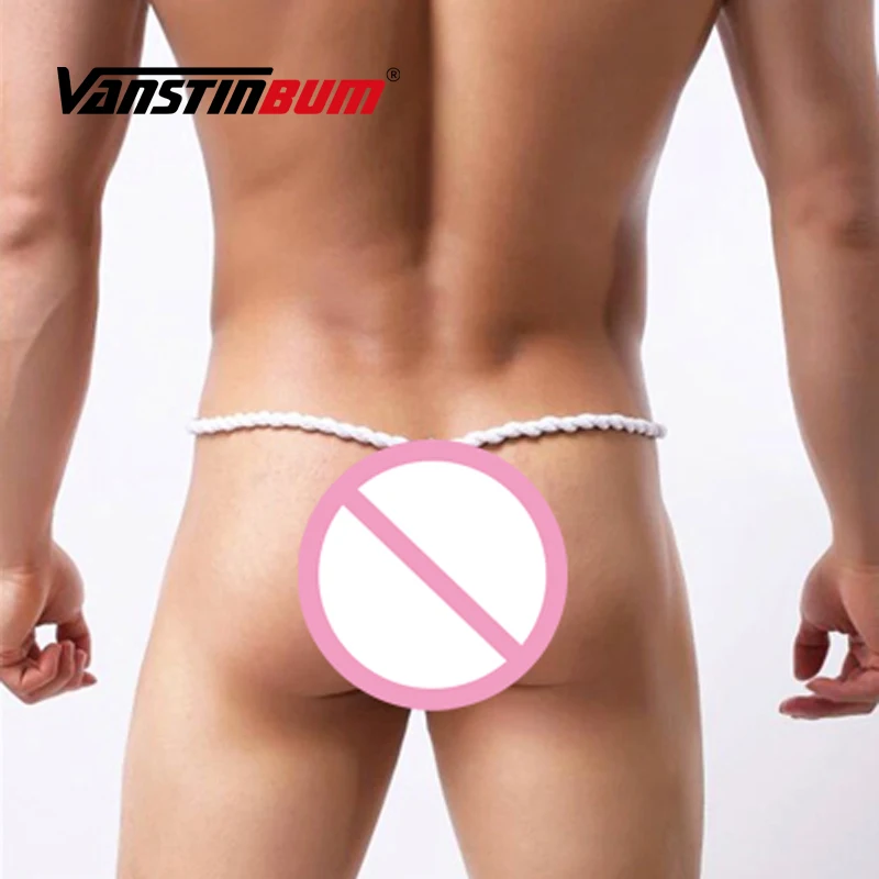 VANSTINBUM G Strings и стринги сексуальные мужские трусы с открытой спиной нижнее белье