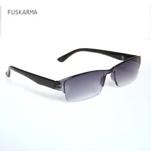 Модный Ультра-светильник, пластиковые очки для чтения без оправы для мужчин и женщин, цельные очки для дальнозоркости, уличные солнцезащитные очки для пожилых