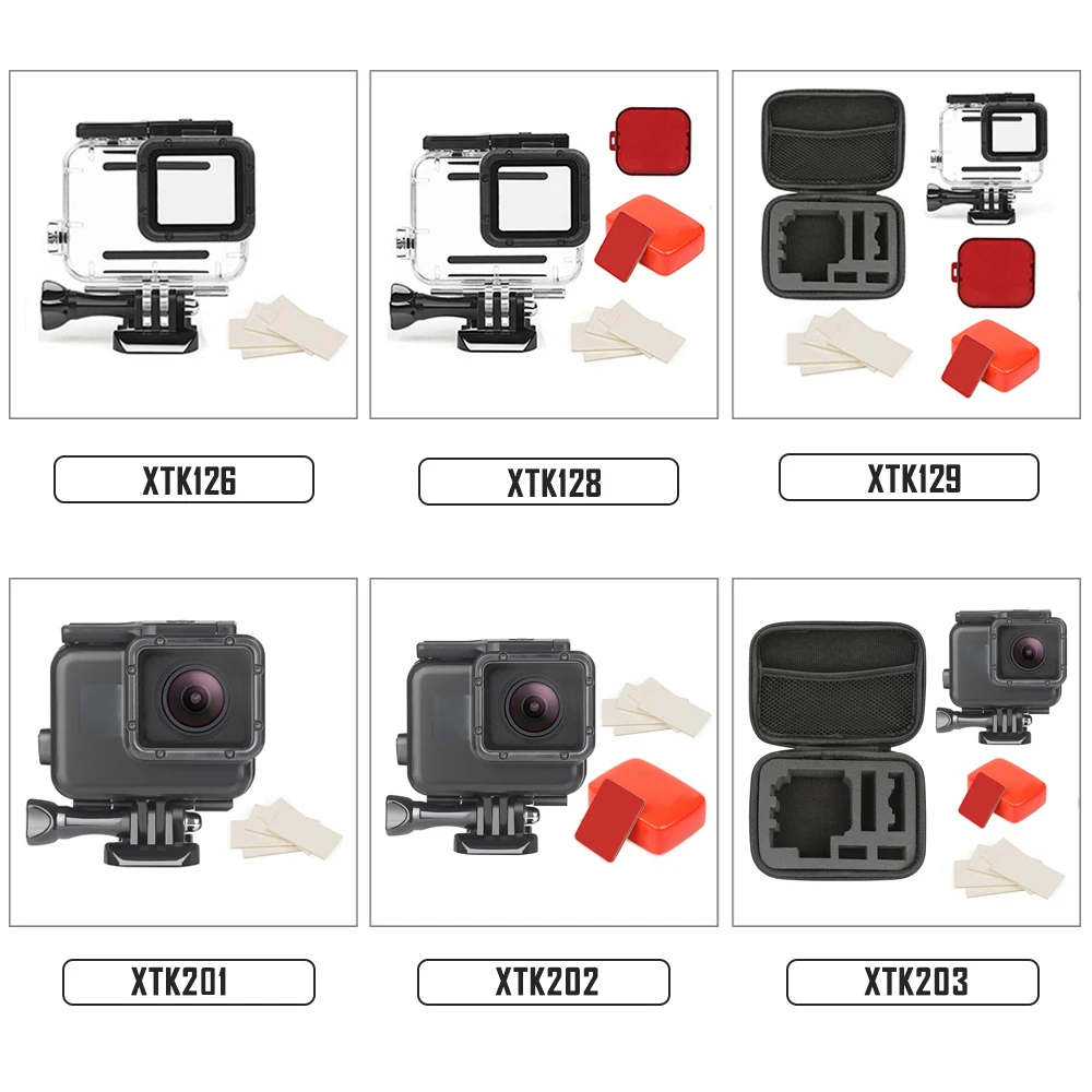 Стрелять 40 м подводный Водонепроницаемый чехол для GoPro Hero 5 Black Go Pro Hero 6 Камера Дайвинг Корпус крепление для gopro Hero 6 Аксессуар