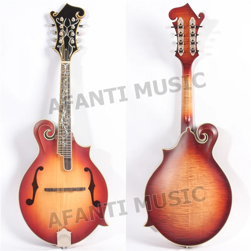 

Afanti Solid Spruce top / Solid Flamed Maple Back & Sides / Afanti Mandolin (AMB-228)