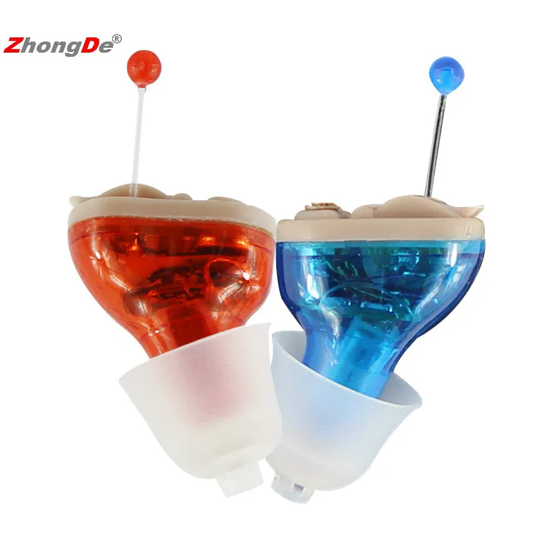 ZHONGDE audifono Inner Ear Invisible Hearing Aid Adjustable Wireless Mini CIC Hearing Aids Left Right Ear Best Sound Amplifier