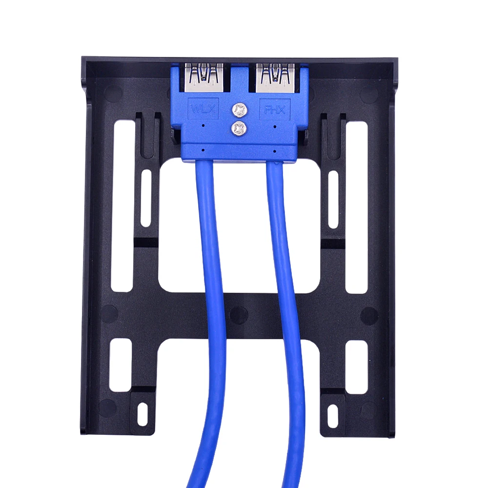 CHIPAL 2 порта USB 3 0 Передняя панель 20 Pin USB3.0 Hub Расширенный отсек адаптер пластиковый