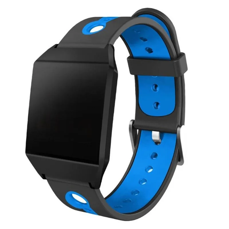 W1S фитнес-трекер Bluetooth Смарт-часы монитор артериального давления спортивные смарт-наручные часы Смарт-браслет для Android iOS - Цвет: Синий