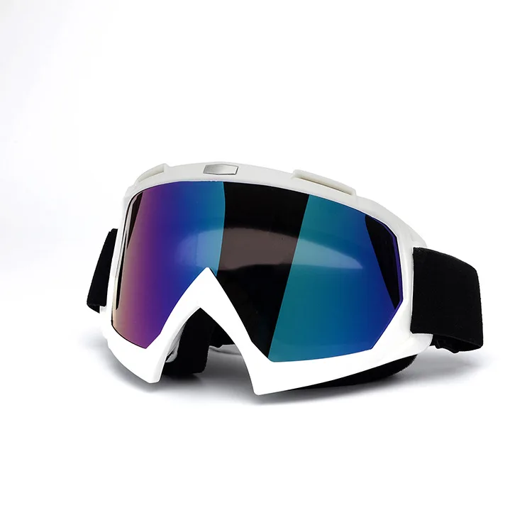 Мужские лыжные очки, спортивные лыжные очки, УФ-защита для женщин, лыжные очки для сноуборда и лыж, Молодежная маска для снегохода - Цвет: White Colorful