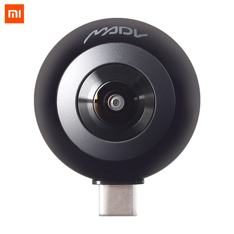 Xiaomi MADV Mini 360 Degree Panorama VR Camera 13MP CMOS Sensor 5.5K HD Video Live Stream Enabled Android Version USB Type C
