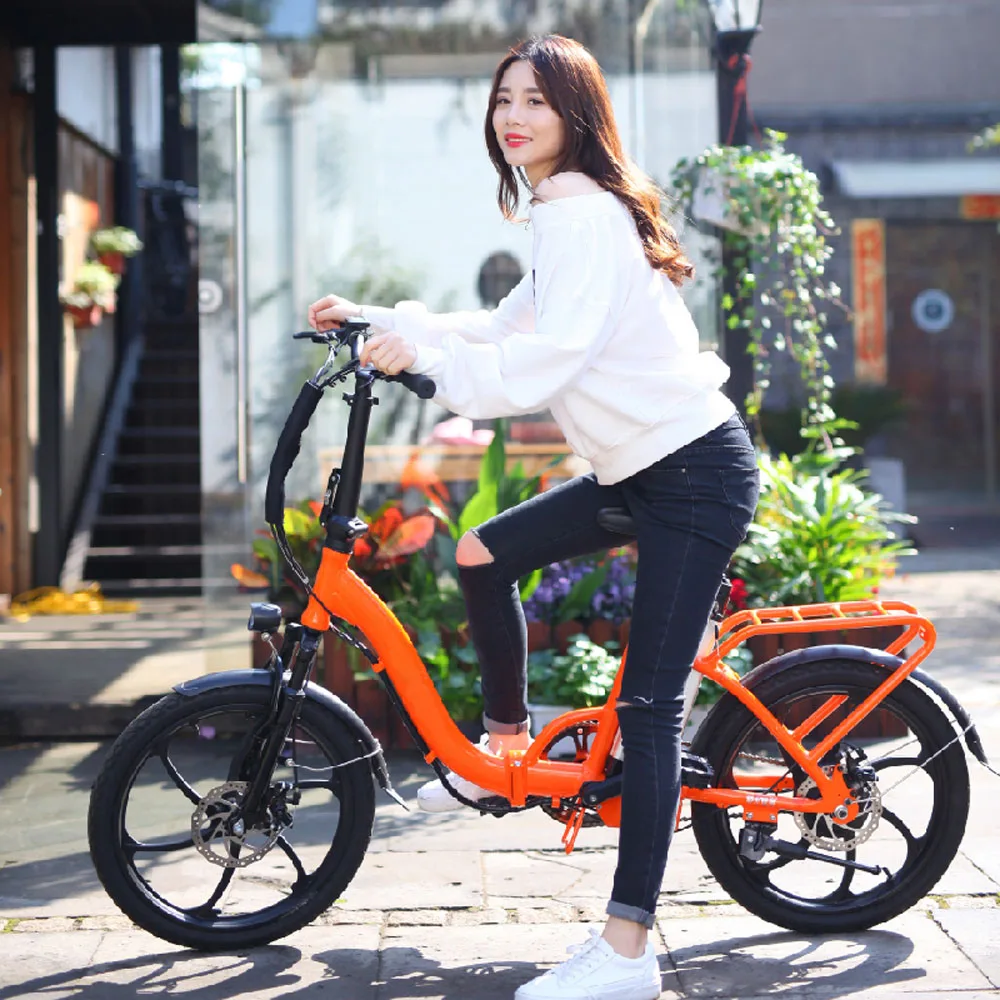 Sale 36V 250W battery e bike for sale folding electric bicycle 10ah battery with LCD screen front and rear disc brakes E bicycle 0