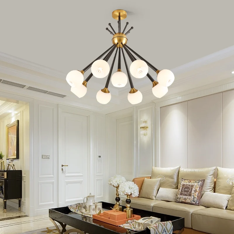 

Postmodern Chandelier Concise Creative Personality Model Room Dining Room Fashion Art Atmospheric Household Lamps And Lanterns