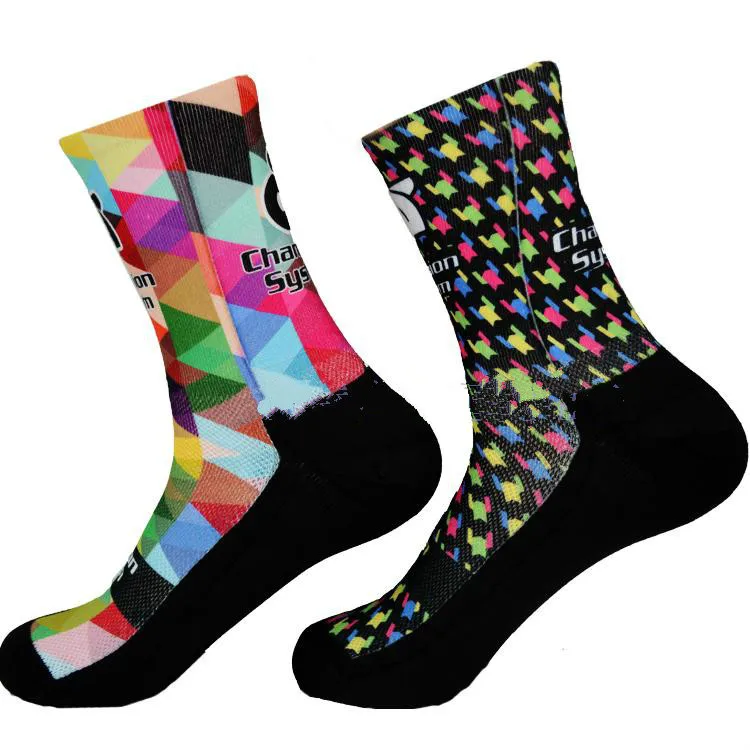 

High quality Pro team men women Sky Knight cycling socks MTB lampre bike socks Breathable Road Bicycle Sock Outdoor Sports Socks