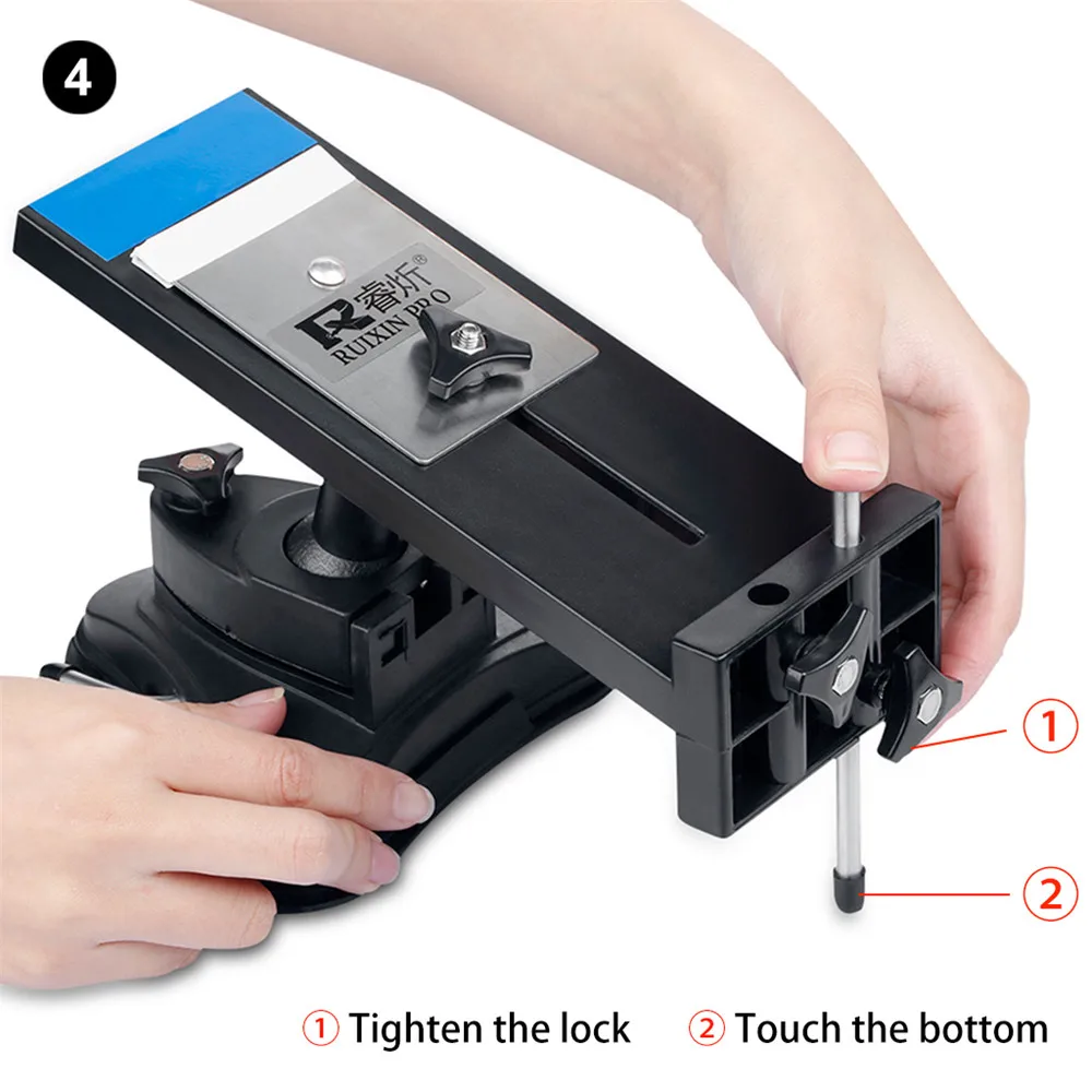 Ruixin Pro II Sharpener Update Chefs Professional Best Kitchen Sharpening Knife Sharpener System Fix-angle 4 whetstones Best Promotion 29