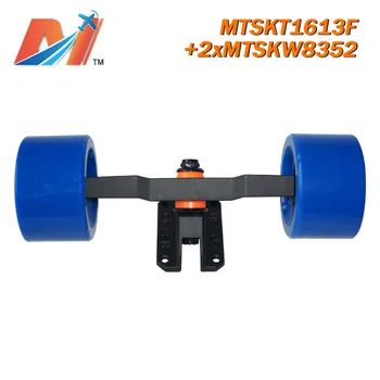 

Maytech skateboard accessories front truck and small pulley wheels with bearings (3pcs hot selling)