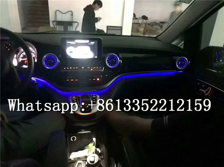 V class air conditoin cover fit for V-class W447 W639 W638 air-condition cover with 12 color 4 or 2 pieces interior vents cover  (11)