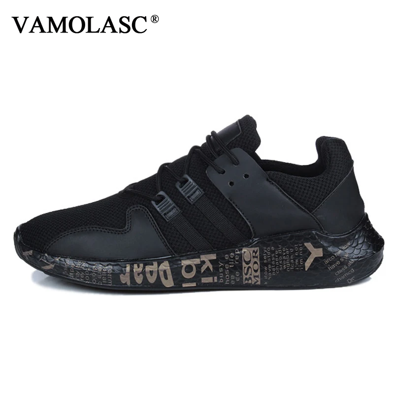 VAMOLASC New Men's Sport Mesh Running Shoes Lace-up Comfortable Breathable Lightweight Outdoor Sneakers | Спорт и развлечения