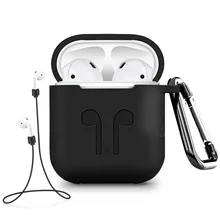 Мягкий силиконовый чехол для наушников для Apple Airpods i7 i10 Tws, чехол для наушников, противоударные аксессуары для наушников, защитная коробка для зарядки