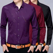 Высококачественная Мужская рубашка с длинным рукавом на весну и осень, мужская одежда Camisa Social, приталенная рубашка, деловые повседневные мужские рубашки