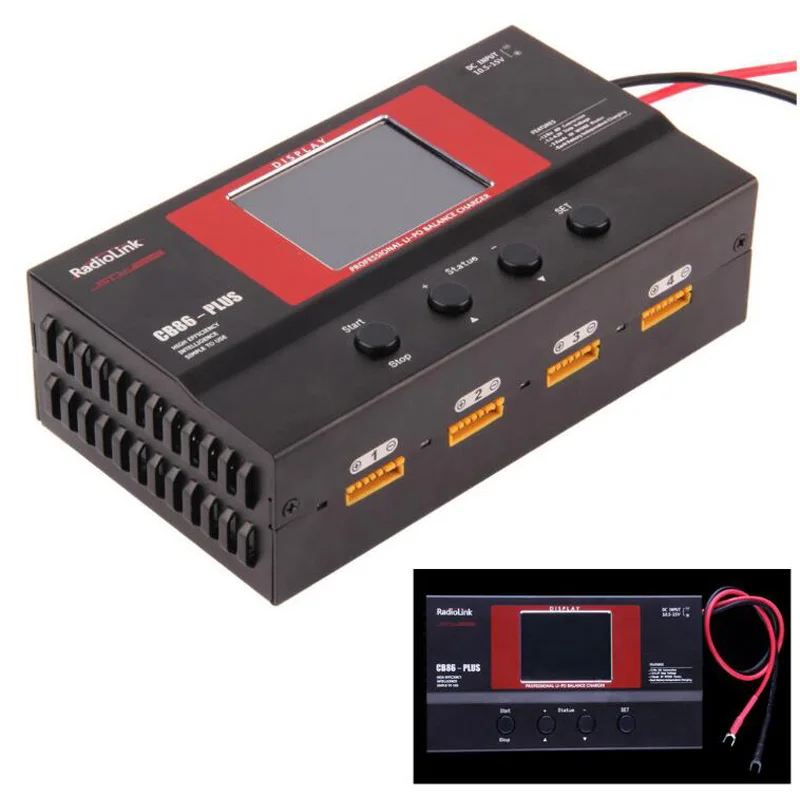 

Upgraded Radiolink CB86 Plus Battery B6/A6/A9 Balance Charger For FPV RC Model Big Power Charging Hub 6in1