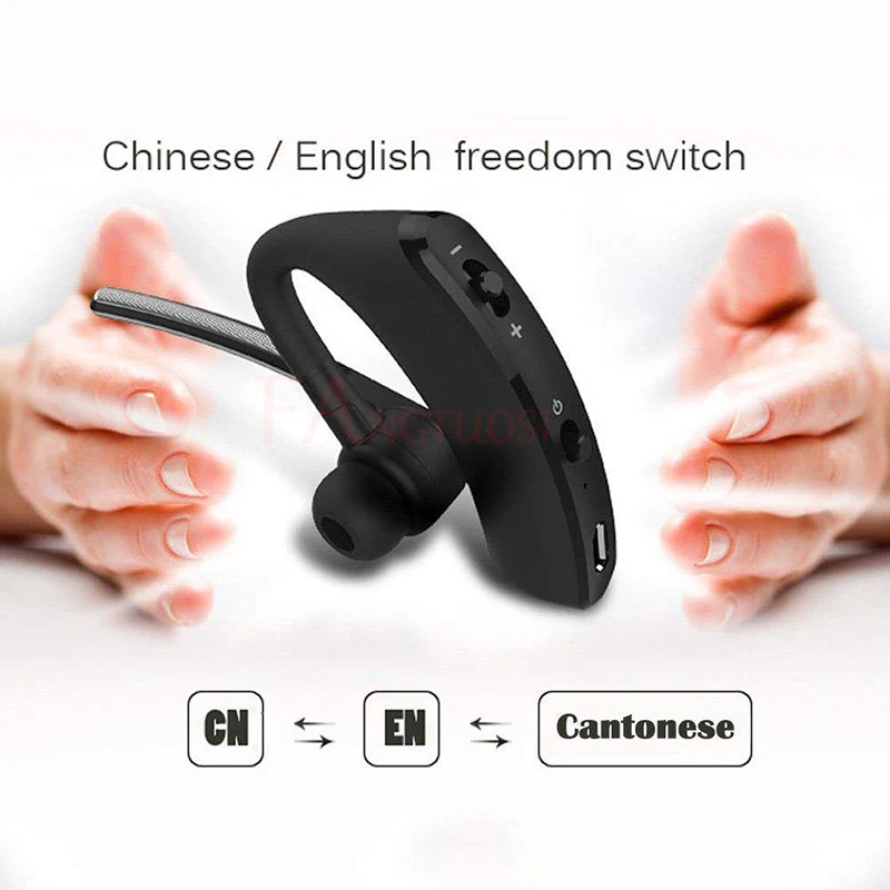 FANGTUOSI high quality V8S Business Bluetooth Headset Wireless Earphone with mic for iPhone Bluetooth V4.1 Phone Handsfree