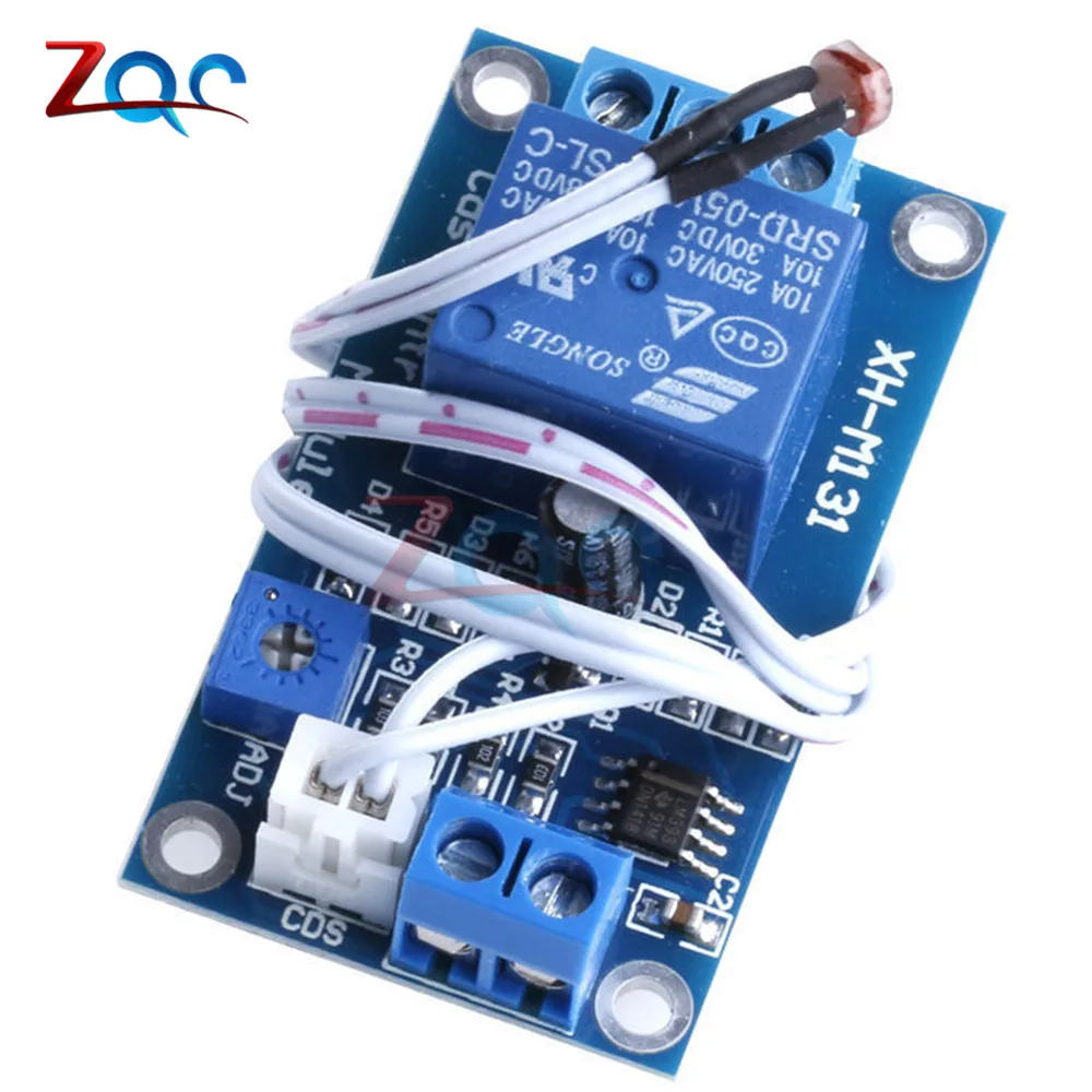 XH M131 DC 5V / 12V переключатель управления освещением реле фоторезистора модуль
