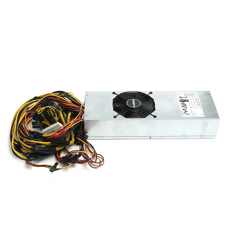 

Eth ZEC 2800W Mining Power Supply for Rig Bitcoin Miner Antminer S7 S9 for L3+ D3 Mining 90 Gold Power Supply For Mining Machine