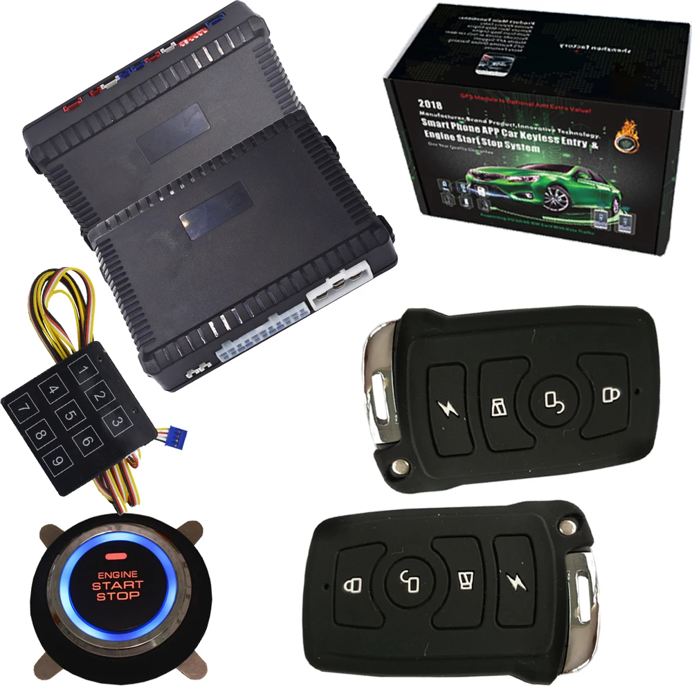 Aliexpress.com : Buy Car auto alarm remote engine start stop ignition