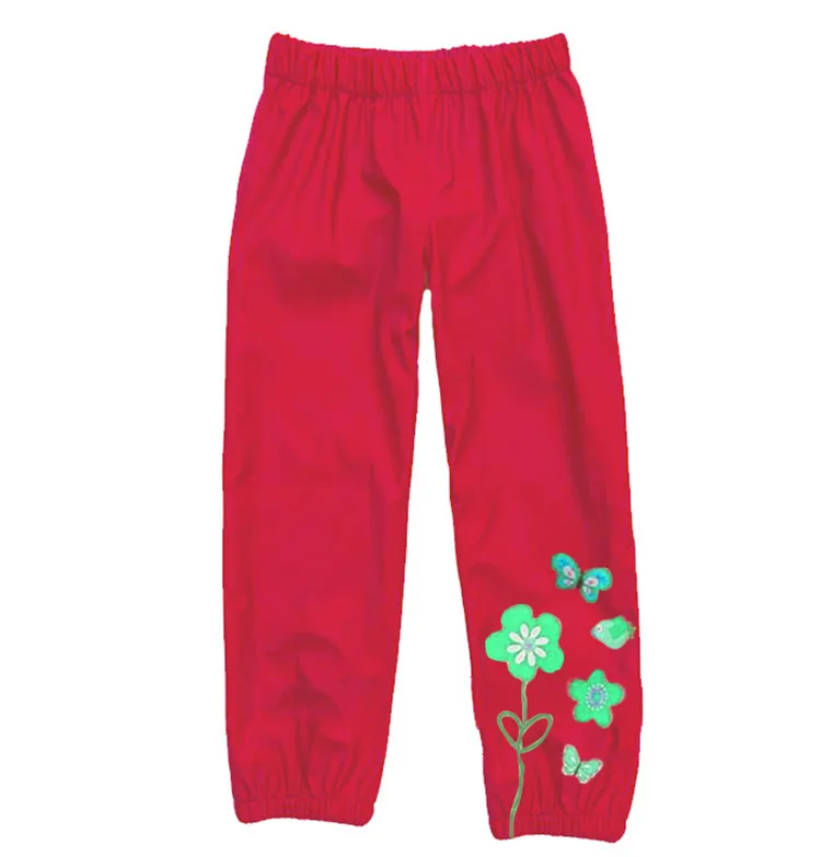 Kocotree/комплект одежды для детей; сезон весна-осень; комплекты одежды для маленьких мальчиков и девочек; плащ с капюшоном+ брюки; костюм для девочек; детская одежда - Цвет: pants red