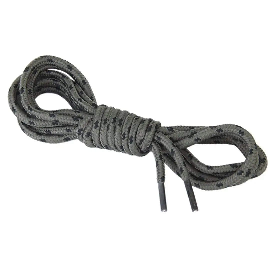 black and grey shoe laces