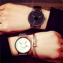 Dames Quartz Montre Femmes Simple Casual Robe de Femmes horloge noir wist montres 2016 montre femme marque de luxe